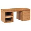 vidaXL Mesa de centro de madera maciza de teca 90x50x40 cm