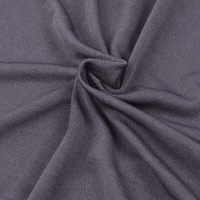 vidaXL Funda para sofá elástica tela jersey poliéster gris antracita