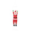 vidaXL Pap&aacute; Noel colgante en escalera Rojo 30 x 15 x 170 cm Poli&eacute;ster