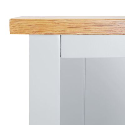vidaX Estantería de 5 niveles de madera maciza de roble 60x22,5x140 cm