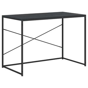 vidaXL Escritorio de ordenador aglomerado negro 110x60x70 cm