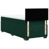 vidaXL Cama box spring con colch&oacute;n terciopelo verde oscuro 90x190 cm