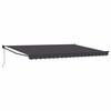 vidaXL Toldo retr&aacute;ctil Gris antracita 4 x 2 m Poli&eacute;ster y metal