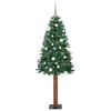 vidaXL &Aacute;rbol de Navidad Delgado con 300 LED con soporte Verde 180 cm