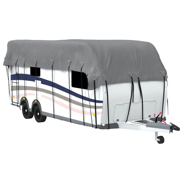 vidaXL Cubierta de techo para caravana tela no tejida gris 800x300 cm