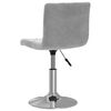 vidaXL Taburete de cocina de terciopelo gris claro