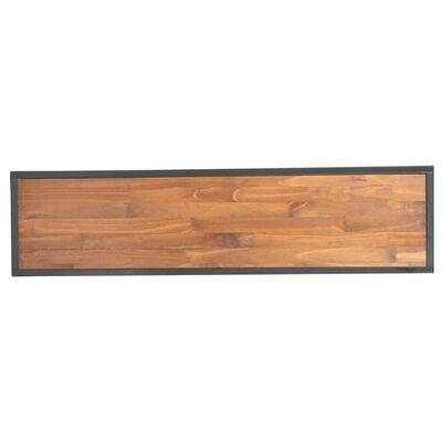 vidaXL Mueble para TV con 2 cajones madera maciza de pino 120x30x40 cm