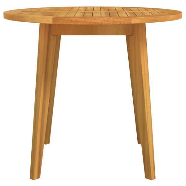 vidaXL Mesa de jard&iacute;n madera maciza de acacia &Oslash;85x75 cm