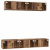 vidaXL Conjunto de mueble de TV Montaje en la pared 5 pcs Madera Vieja