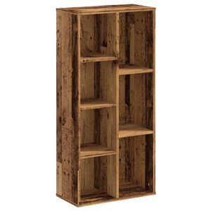 vidaXL Estanter&iacute;a madera de ingenier&iacute;a color envejecido 50x25x105 cm