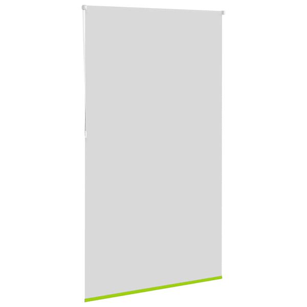 vidaXL Estor Enrollable Opaco hojas verde 130x230cm Tela Ancho 126,6cm