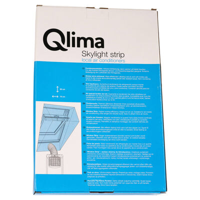 Qlima Kit montaje ventana de aire acondicionado portátil WKR 01 gris