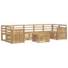 vidaXL Conjunto de sof&aacute;s de exterior 8 pcs Blanco