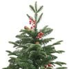 vidaXL &Aacute;rbol de Navidad artificial con pi&ntilde;as y bayas 180 cm