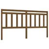 vidaXL Cabecero de cama madera maciza de pino marr&oacute;n miel 186x4x100 cm