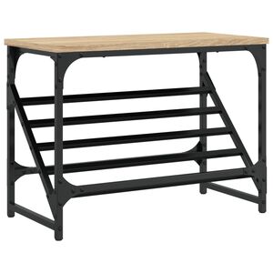 vidaXL Zapatero madera de ingenier&iacute;a roble Sonoma 60x30x45 cm