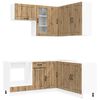vidaXL Unidad de cocina LUCCA 8 uds. Roble artisan