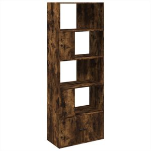 vidaXL Estanter&iacute;a madera de ingenier&iacute;a roble ahumado 70x36x189 cm