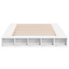 vidaXL Estructura de cama madera de ingeniería blanca 150x200 cm