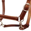 Ronzal/Cabestro de Cuero Marr&oacute;n Ajustable Para Caballo (Est&aacute;ndar)