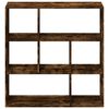 vidaXL Librer&iacute;a divisora madera roble ahumado 102x29x103,5 cm