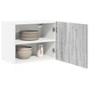 vidaXL Mueble colgante con puerta Gris Sonoma y 50 x 31 x 40 cm