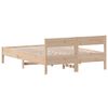 vidaXL Estructura de cama sin colch&oacute;n madera maciza de pino 120x190 cm