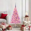 vidaXL &Aacute;rbol de Navidad Artificial Preiluminado Rosa 120 cm PVC