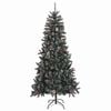vidaXL &Aacute;rbol de Navidad artificial Verde 240 cm PVC, Pl&aacute;stico y Acero