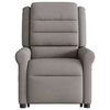 vidaXL Sill&oacute;n el&eacute;ctrico reclinable elevable de tela gris taupe