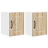 vidaXL Armario de Pared LUCCA 2 pcs Roble Sonoma 30 x 31 x 40 cm