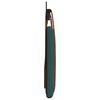 vidaXL Cabecera Colgante Liso Verde oscuro 210 x 55 x 5 cm PU antiguo