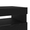 vidaXL Conjunto de mueble de TV 3 pcs Negro 260 x 35 x 40 cm