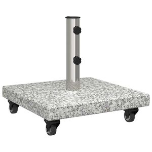 vidaXL Base para sombrilla Gris 45 x 45 x 45 cm granito