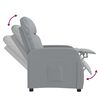 vidaXL Sill&oacute;n reclinable de tela gris claro