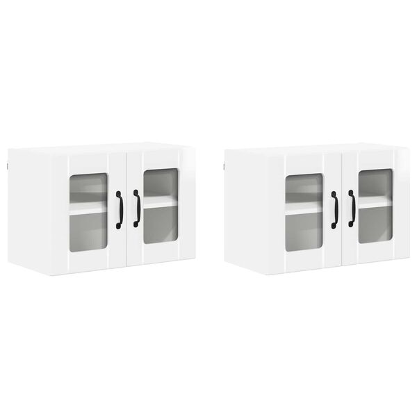 vidaXL Mueble de Cocina 2 pcs brillante 60 x 31 x 40 cm