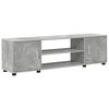vidaXL Conjunto de mueble de TV 4 pcs Gris Concreto