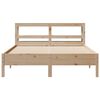 vidaXL Estructura de cama sin colchón madera de pino blanco 150x200 cm