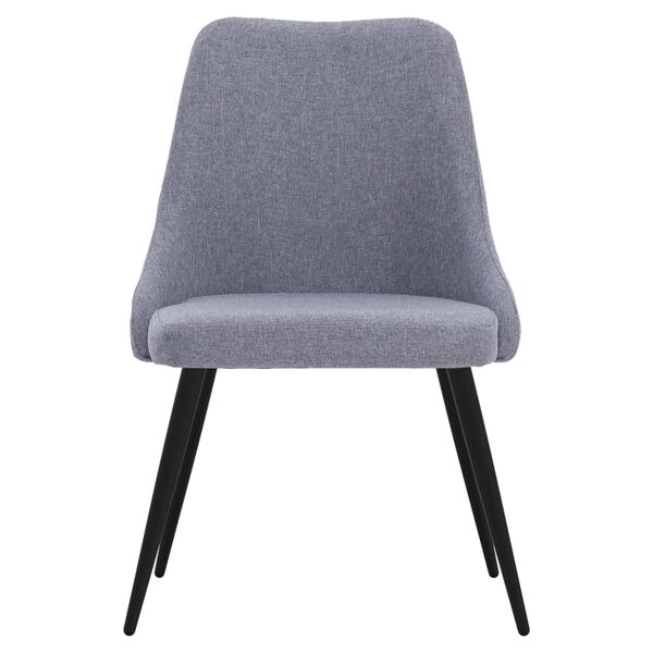 vidaXL Sillas de comedor 6 unidades de tela gris claro