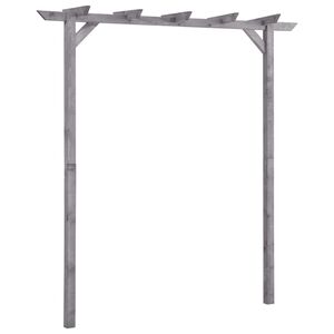 vidaXL Pérgola de jardín de madera de pino impregnada 200x40x205 cm