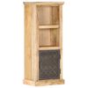vidaXL Aparador con puerta madera maciza de mango 45x32x110 cm