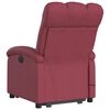 vidaXL Sill&oacute;n de masaje elevable el&eacute;ctrico tela rojo tinto