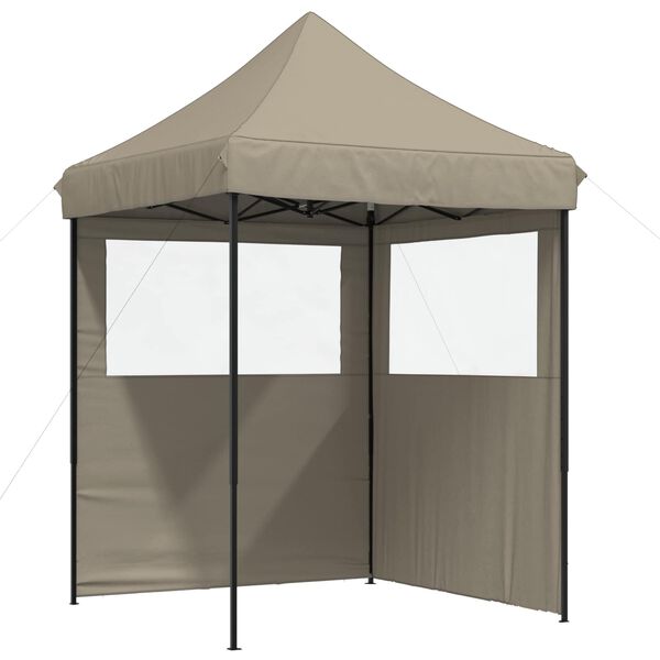vidaXL Carpa de Fiesta Taup&eacute; 200 x 200 x 306 cm Tela Oxford