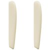vidaXL Oreja de cabecero Crema PVC