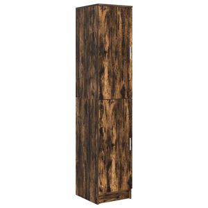 vidaXL Aparador alto Roble ahumado 35 x 39 x 168 cm