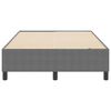 vidaXL Cama de plataforma Gris Claro 120 x 200 cm tela