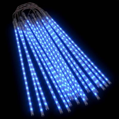 vidaXL Luces meteorito 20 uds azul 720 LEDs interior exterior
