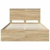 vidaXL Estructura de cama Sonoma 140 x 200 cm Madera de pino macizo
