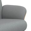 vidaXL Sill&oacute;n reclinable con reposapi&eacute;s tela gris claro