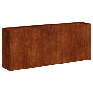 vidaXL Jardinera oxidada 200x40x80 cm acero corten